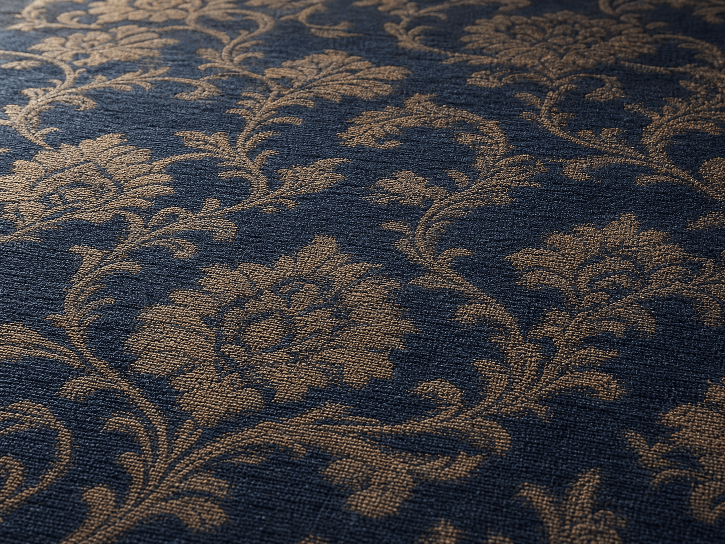 Luxury patterned carpet reinforcing boutique brand identity