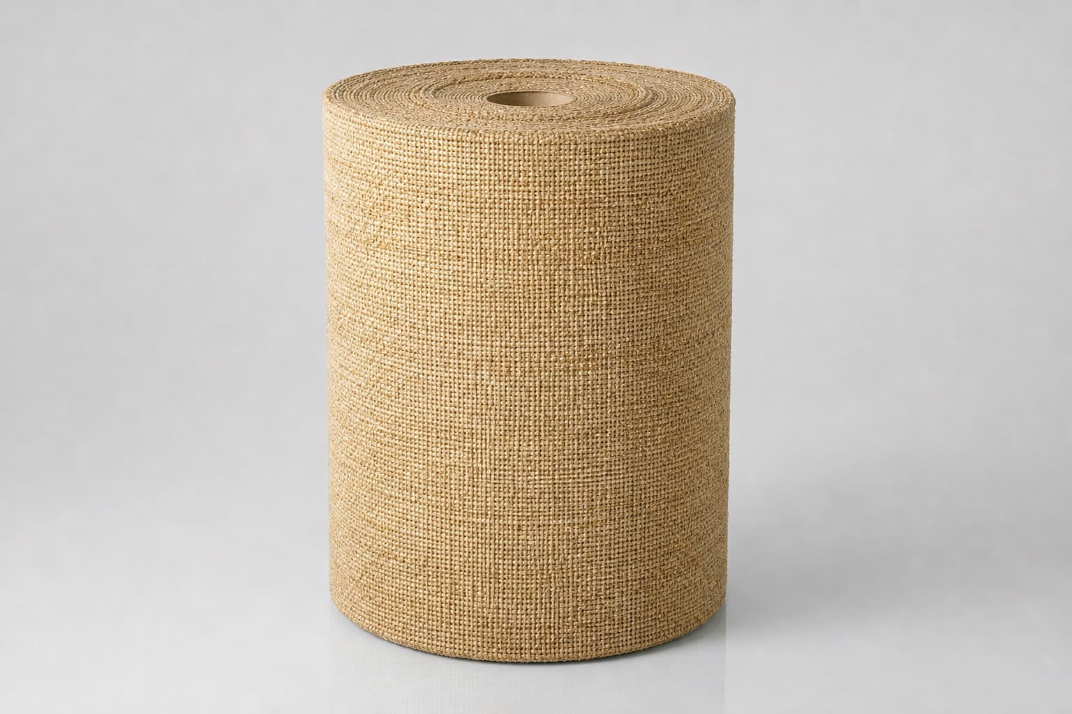 Natural sisal broadloom carpet roll, 4m width, with jute backing