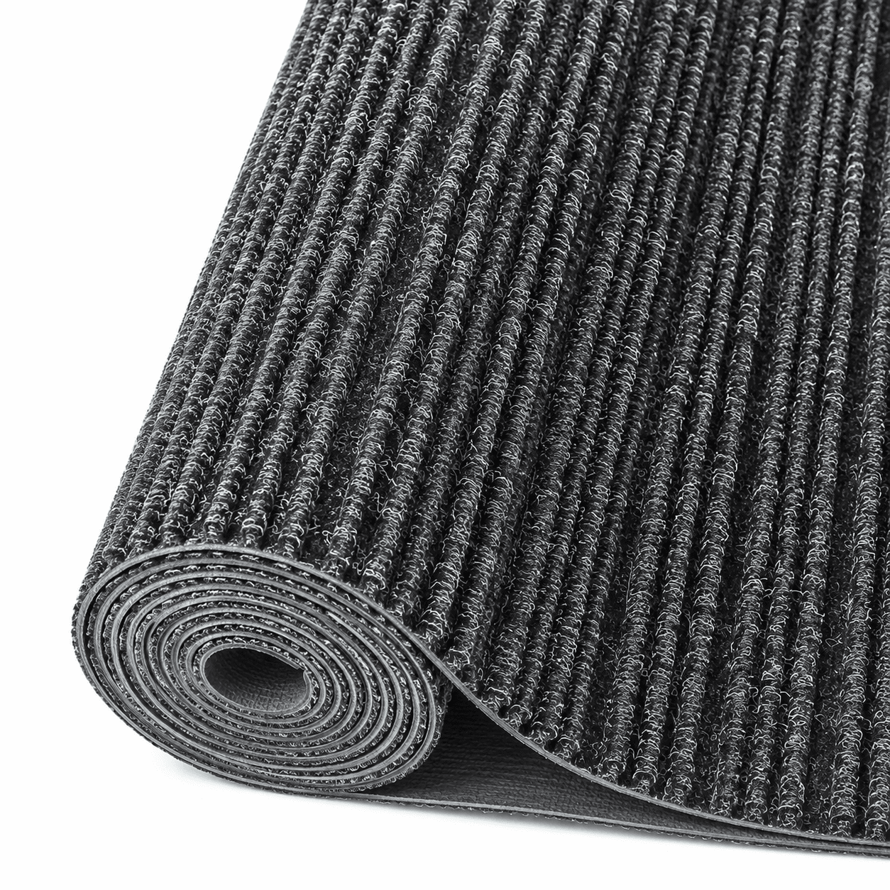 PVC ribbed miners moss texture close up for high recovery rate gold carpet