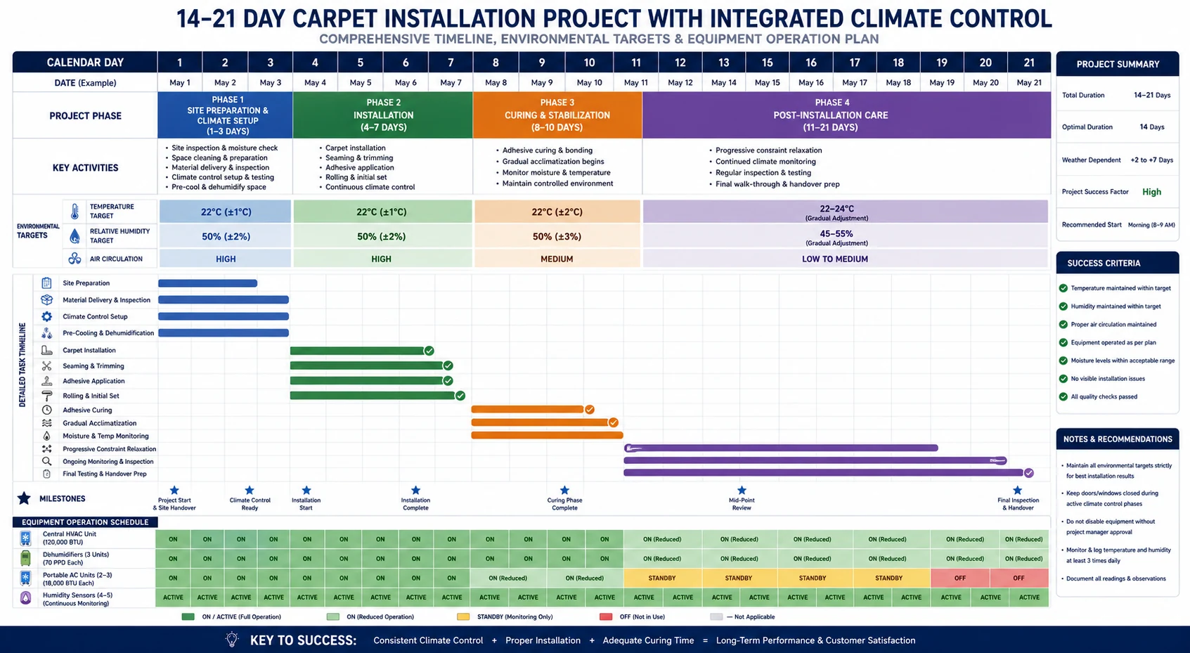 Blog 7 climate-phase installation timeline