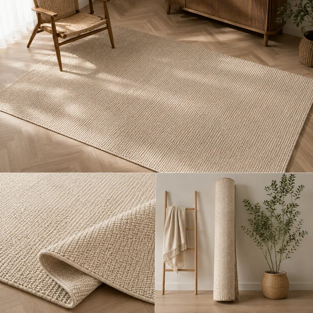 Public area heavy-duty carpet detail view