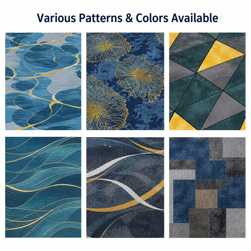 Pattern and color options for custom Singapore casino carpet projects
