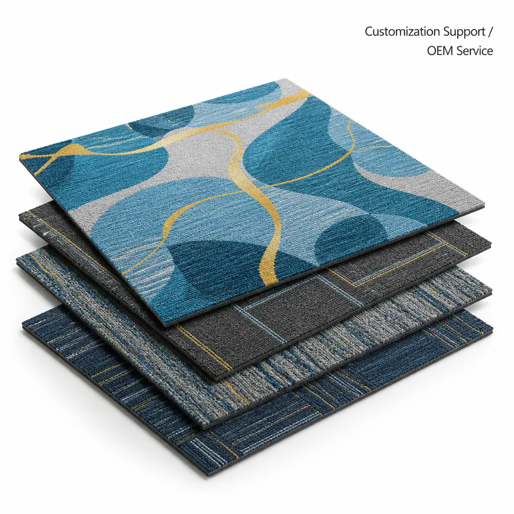 OEM service and carpet stack for custom casino carpet project buyers