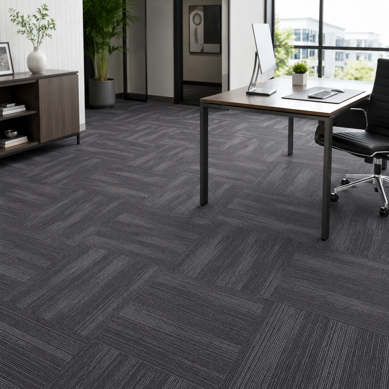 Top view tile carpet floor pattern for office carpet and hotel carpet floor projects