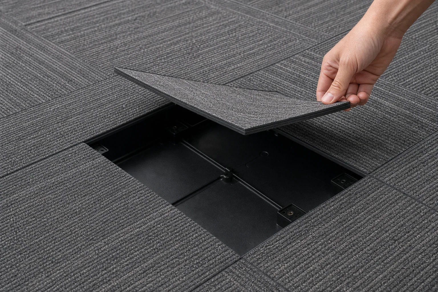 Individual replacement of EcoCore 50x50cm modular carpet tiles