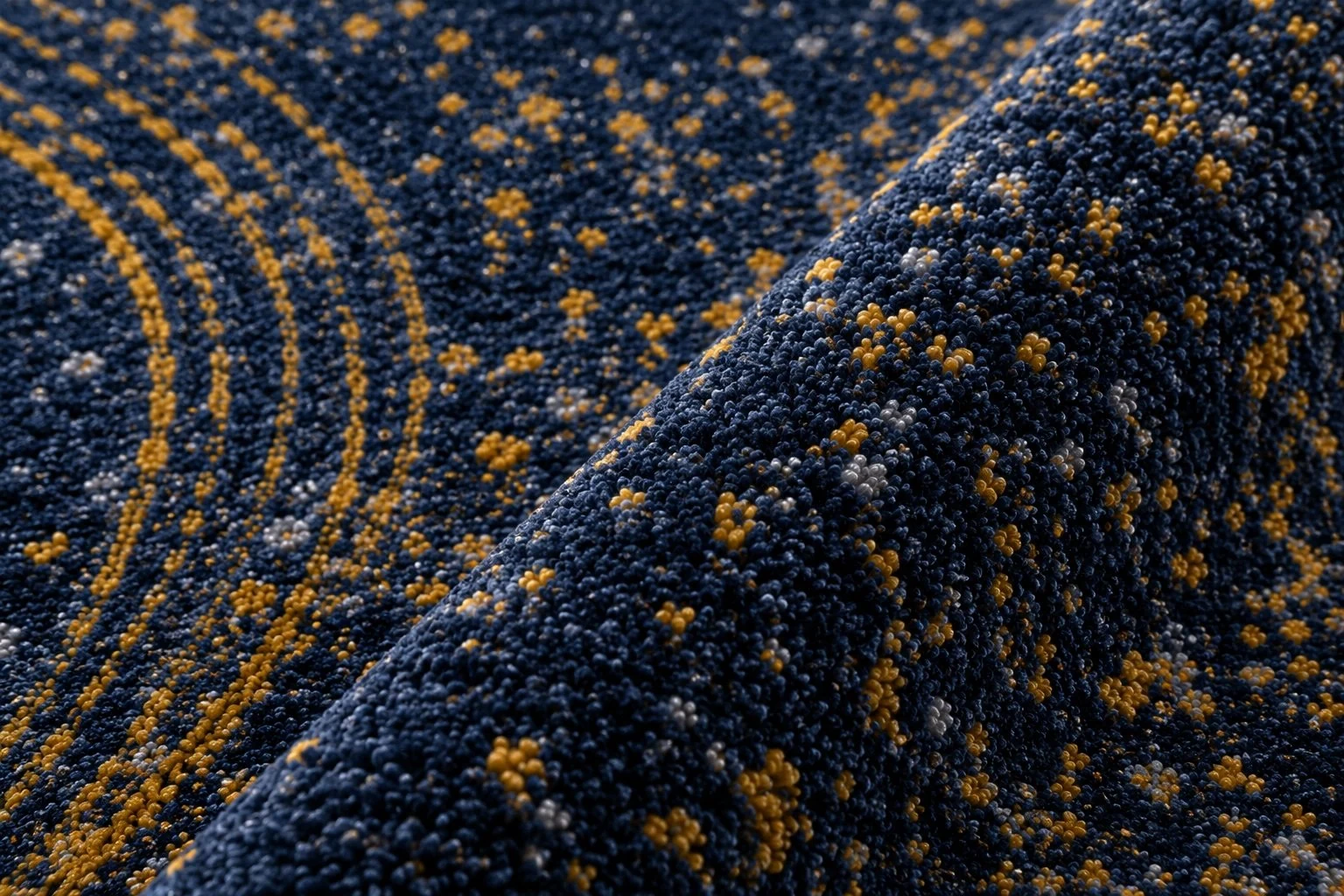 Hospitality carpet detail image for custom corridor broadloom project